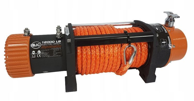 ЛЕБІДКА АКУМУЛЯТОРНА 12000lb BJC /синтетичний трос/