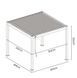 Садовая пергола для дачи 3x3 Gutroof Elegance Антрацит 005838