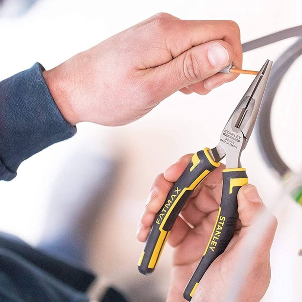 Плоскогубцы Stanley FatMax 160 мм с двухкомпонентной ручкой, модель 0-89-869