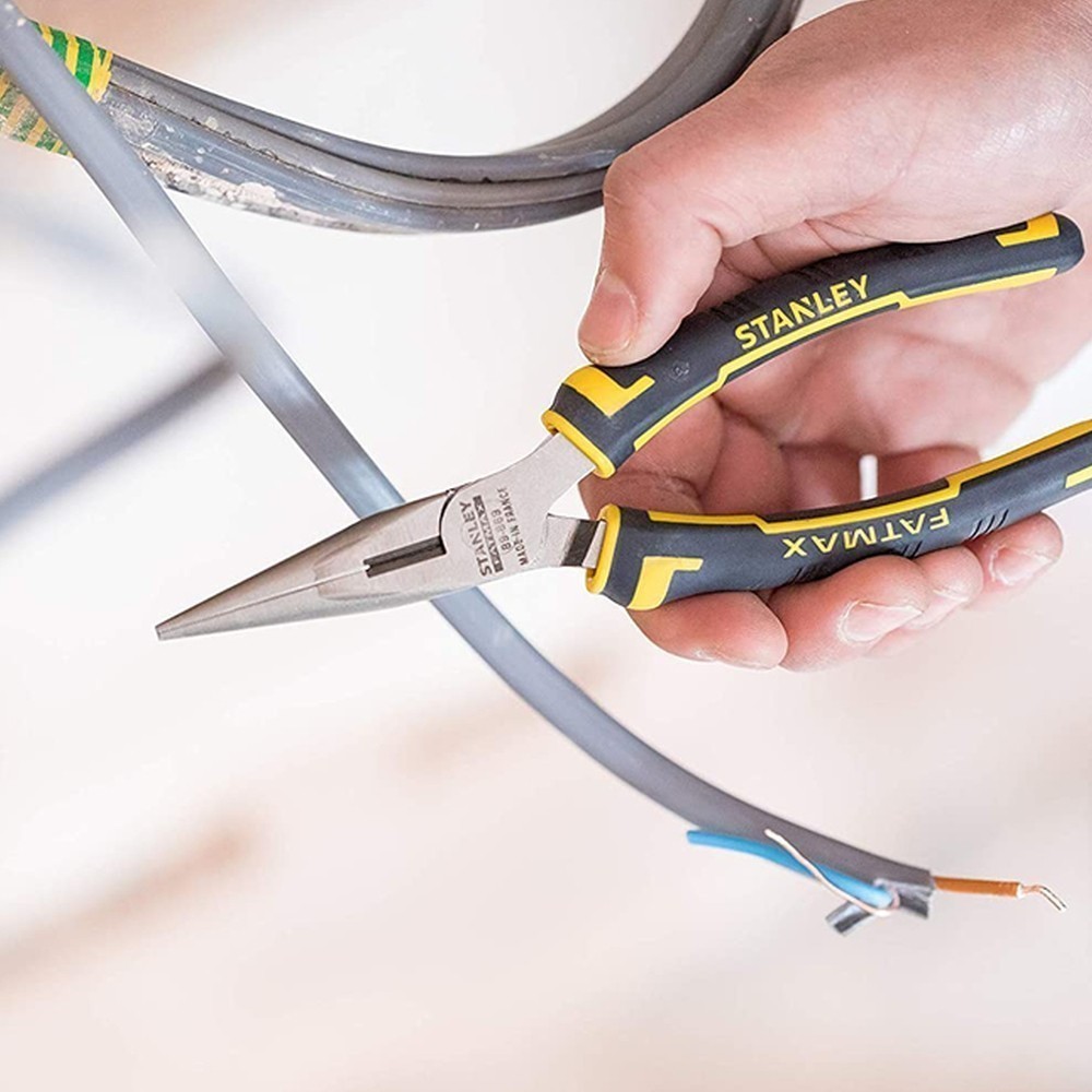 Плоскогубцы Stanley FatMax 160 мм с двухкомпонентной ручкой, модель 0-89-869