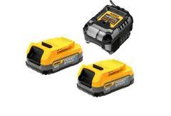 DEWALT АКУМУЛЯТОР 18V 1,7Ah POWERSTACK 2шт. + ЗАРЯДНИЙ ПРИСТРІЙ DCB1102