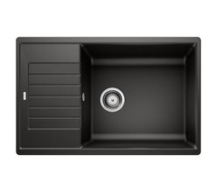 Кухонна мийка Blanco ZIA XL 6 S COMPACT 526019 чорний - граніт, вбудовується в стільницю, сушарка