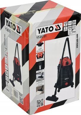 YATO ПИЛОСОС МАЙСТЕРНЕВИЙ 1400Вт / 30Л