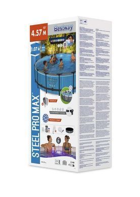 Басейн великий круглий Steel Pro Max Bestway 561GD