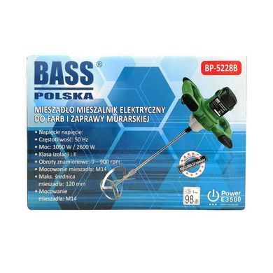 Міксер будівельний 2600 Вт Bass Polska 5228