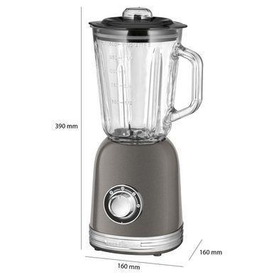 Блендер стаціонарний 1.5 л 800 Вт ProfiCook PC-UM 1195 сірий