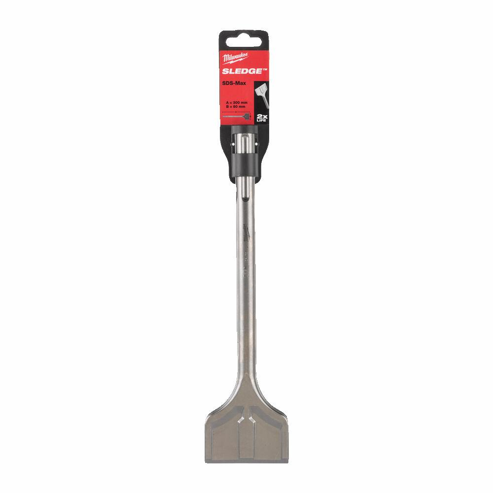 Долото SDS-MAX MILWAUKEE 80×300 мм широкое самозатачивающееся