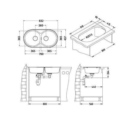 Кухонна мийка Alveus Form 50 1060039