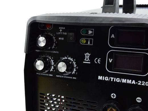 Сварочный аппарат MIG/TIG/MMA 220 А Geko G80096