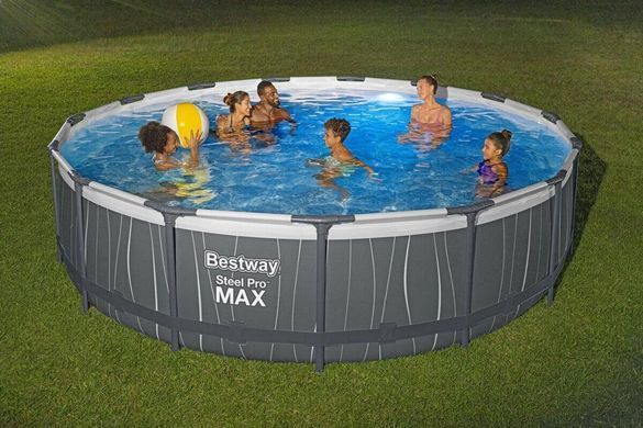Басейн великий круглий Steel Pro Max Bestway 561GD