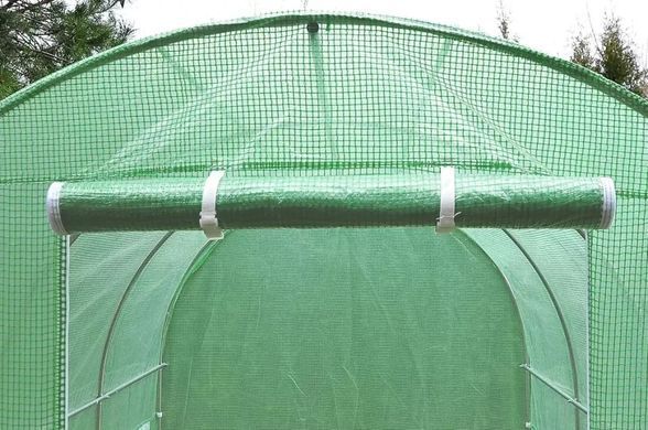 Теплиця садова, парник Focus Garden 3x6x2 м (подвійні двері) зелена