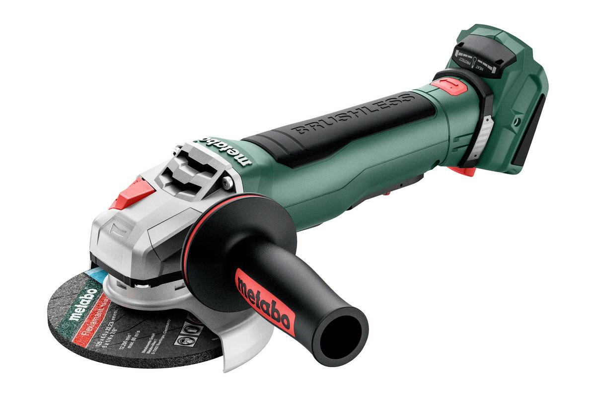 Болгарка угловая METABO WPB 18 LT BL 125 мм, 18 В, Quick, без аккумулятора