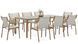 Комплект мебели для сада и террасы Wood Look PATTAYA DINING стол и 8 кресел Focus Garden