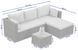 Меблі в альтанку для дачі Focus Garden Lisbon коричневий