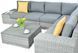 Меблі з ротанга для тераси Focus Garden Avocado Stone Grey
