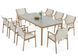 Комплект мебели для сада и террасы Wood Look PATTAYA DINING стол и 8 кресел Focus Garden