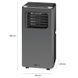 Портативний кондиціонер Clatronic CL 3672