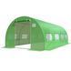Теплиця садова, парник Focus Garden 3x6x2 м (подвійні двері) зелена