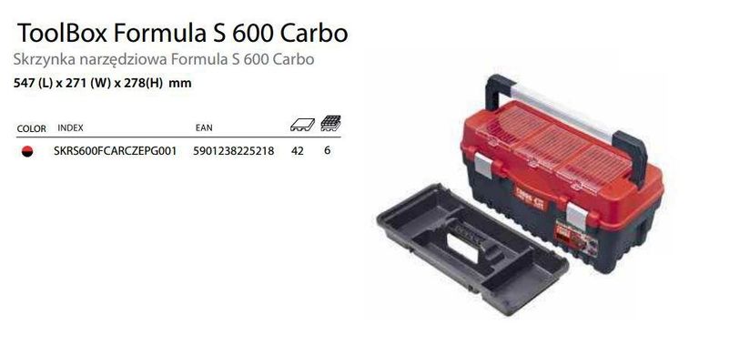 Ящик для інструменту PATROL Formula S ALU 600