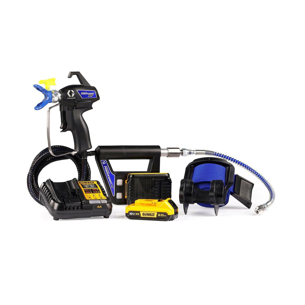 Краскопульт гидродинамический Graco Contractor PowerShot XT, почти без брызг