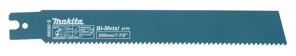 Полотно для сабельной пилы Makita BIM 200x1,6 мм 8 Z/C для металла, 5 шт.