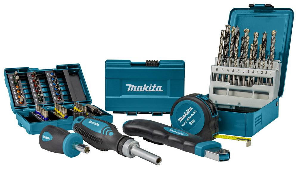 Набор сверл и бит Makita 96 шт. в чемодане MAKPAC: сверла и биты