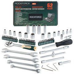 ROCKFORCE НАБІР КЛЮЧІВ 1/4" 62ел.