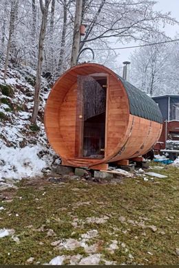 Дерев'яна бочка для садової лазні Focus Garden