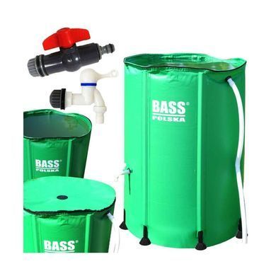 Бочка для дощової води 500 л, зелена Bass Polska 7998