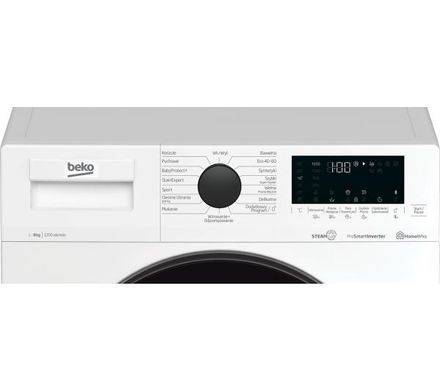Пральна машина Beko WUE8626XBWS SteamCure - 8 кг