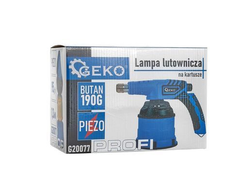 Пьезо паяльная лампа для картриджей Profi 190 г Geko G20077