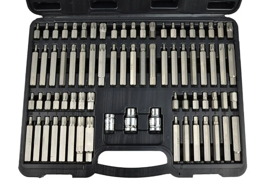 Набір шестигранних біт Torx 75 штук Geko G10036