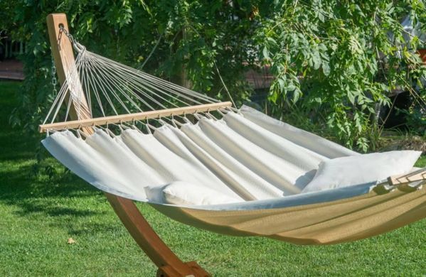 Двухместный гамак из хлопка Latte с шестом Florencia La Siesta