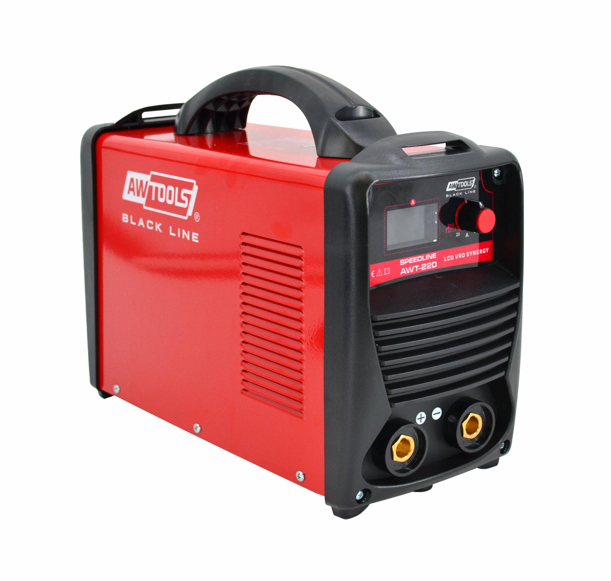 Зварювальний інвертор AWTOOLS Speedline AWT-220 з LCD, VRD та Synergy, 210 А — фото 2