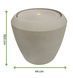 Фонтан садовий WATERFALL з LED підсвіткою Stone Grey MoodMe