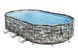 Овальний каркасний басейн Power Steel Bestway 56719