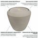Фонтан садовий WATERFALL з LED підсвіткою Stone Grey MoodMe