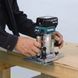 Фрезер акумуляторний MAKITA DRT50RTJX2 6 мм / 8 мм LXT 18 В BLDC + 2 акумулятори по 5,0 Ач + зарядний пристрій + чохол MAKPAC
