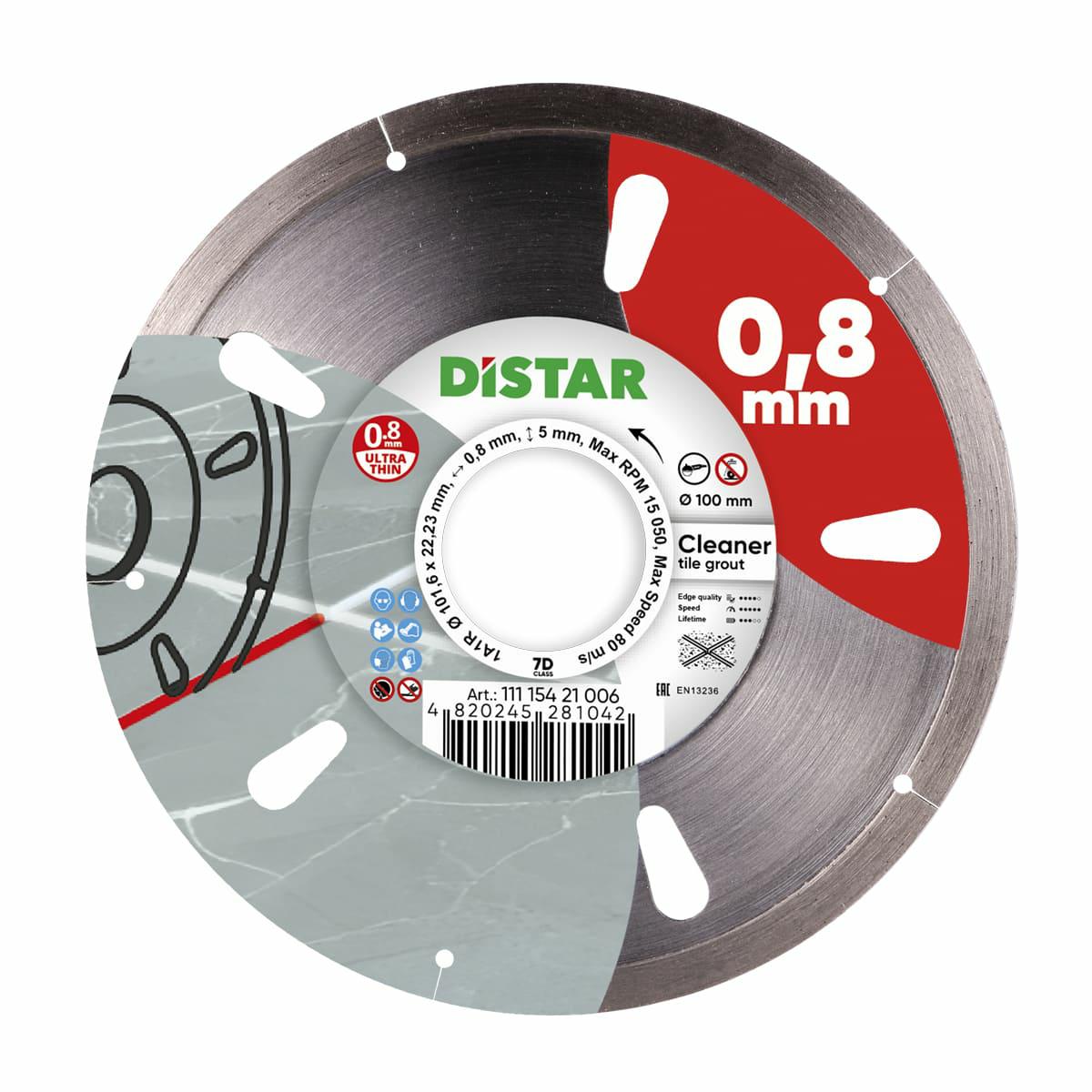 Алмазный диск Distar Cleaner 100 x 0,8 мм для очистки швов плитки