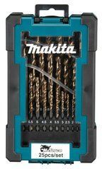 Сверла по металлу makita набор сверл hss-g m-force 25шт. 1-13мм