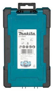 Сверла по металлу makita набор сверл hss-g m-force 25шт. 1-13мм