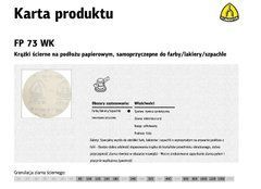 Круг шлифовальный Klingspor 125 мм FP73WK 150 из фольги для лака и шпатлевки