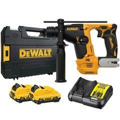 Перфоратор Dewalt 12в 1,1 дж свердління 2X3,0Аг Dch072L2