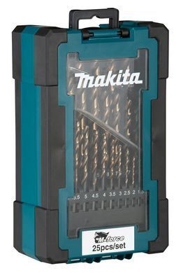 Сверла по металлу makita набор сверл hss-g m-force 25шт. 1-13мм