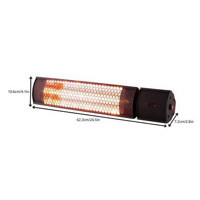Інфрачервоний обігрівач з дистанційним керуванням Bass Polska BH 41555