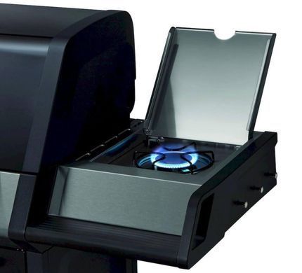 Гриль-барбекю газовий для саду Monroe Black Pro 4 Enders