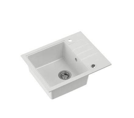 Кухонна мийка Quadron HCQP6250BIK Peter 116 - білий