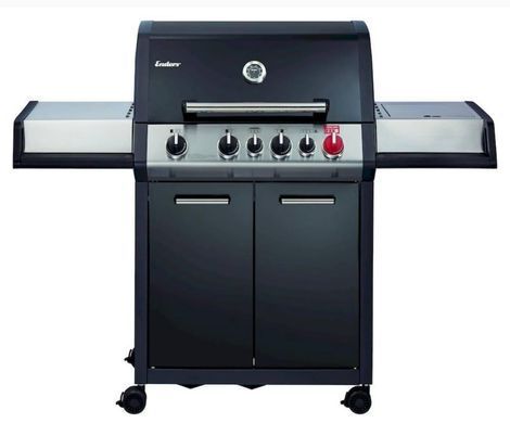 Гриль-барбекю газовий для саду Monroe Black Pro 4 Enders