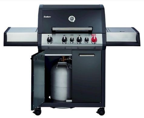 Гриль-барбекю газовий для саду Monroe Black Pro 4 Enders