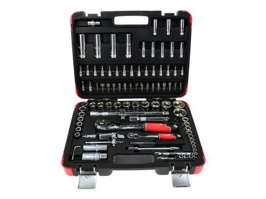 Набір професійних торцевих ключів 1/4"-1/2" 94 шт Tvardy T00101